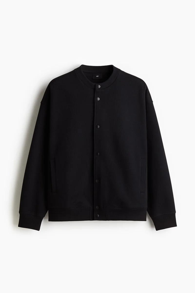 H&M  Loose Fit Waffled cardigan for Men | Best Price UAE